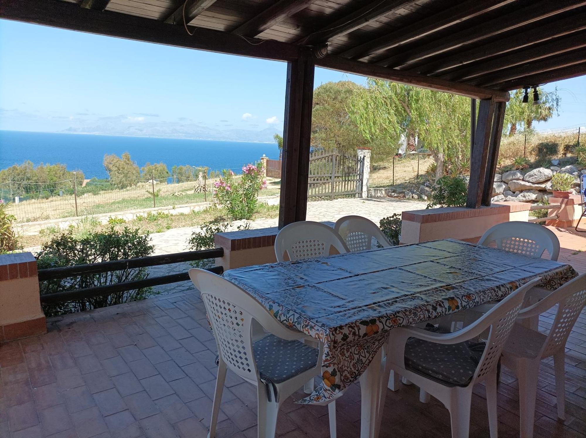 Villa La Terrazza Su Pispisa Castellammare del Golfo Exterior foto